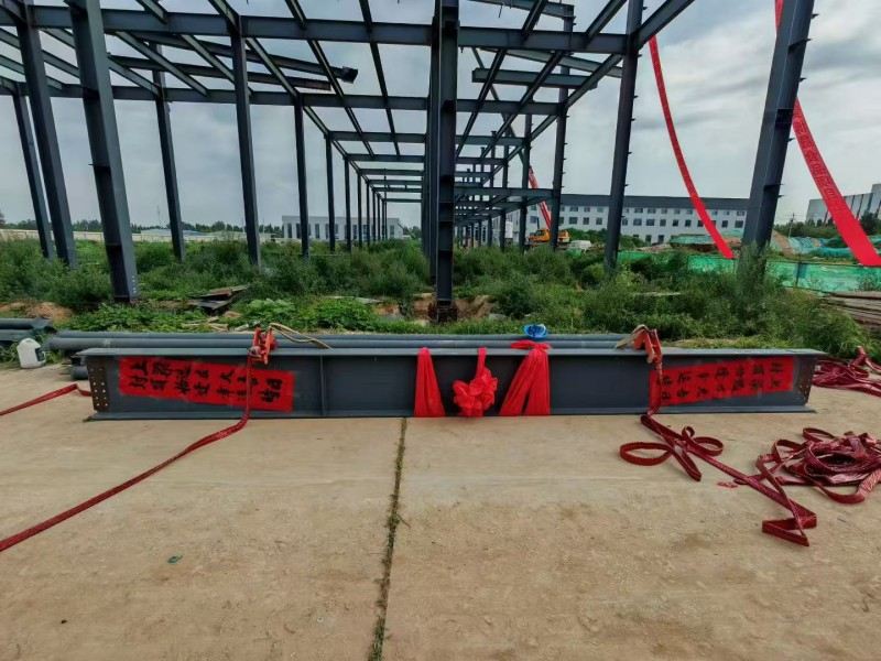 A empresa de estrutura de aço Yongcheng Xingye acelerou a construção do Hebei Bosheng Food Workshop